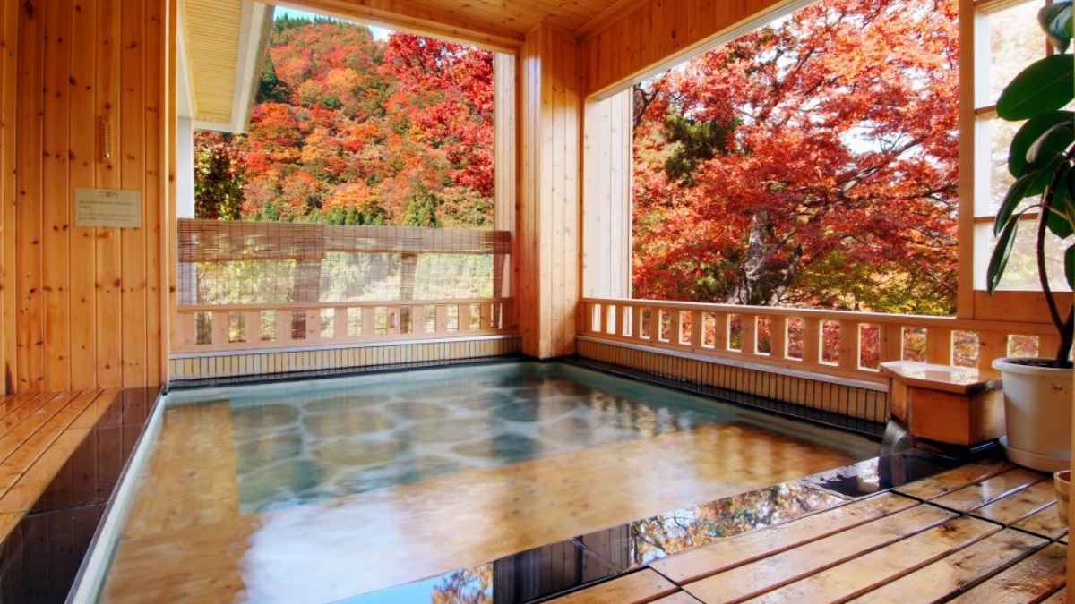 越後湯沢湯元 卵の湯 雪國の宿 高半